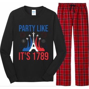 Party Like Its 1789 Bastille Day Eiffel Tower Apparel Long Sleeve Pajama Set