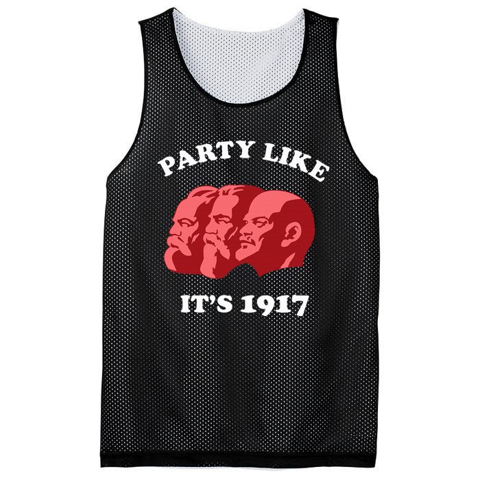 Party Like ItS 1917 Funny Communist Mesh Reversible Basketball Jersey Tank