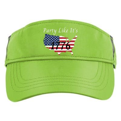 Party Like It’s 1776, American, 4th Of July US Flag, Liberty, Freedom Adult Drive Performance Visor