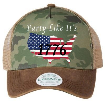 Party Like It’s 1776, American, 4th Of July US Flag, Liberty, Freedom Legacy Tie Dye Trucker Hat