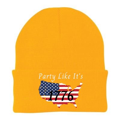 Party Like It’s 1776, American, 4th Of July US Flag, Liberty, Freedom Knit Cap Winter Beanie