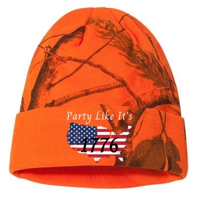 Party Like It’s 1776, American, 4th Of July US Flag, Liberty, Freedom Kati Licensed 12" Camo Beanie