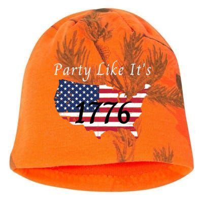 Party Like It’s 1776, American, 4th Of July US Flag, Liberty, Freedom Kati - Camo Knit Beanie