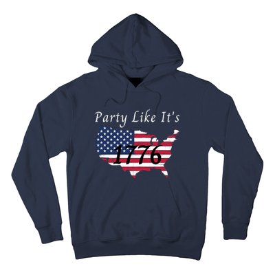 Party Like It’s 1776, American, 4th Of July US Flag, Liberty, Freedom Hoodie