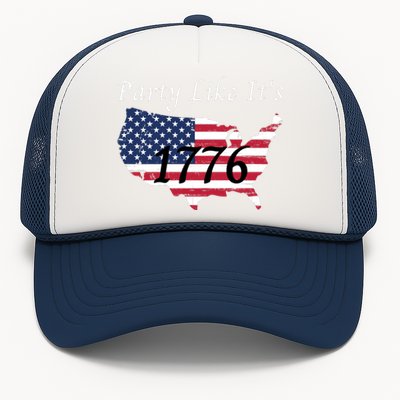 Party Like It’s 1776, American, 4th Of July US Flag, Liberty, Freedom Trucker Hat