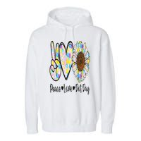 Peace Love International Dot Day Happy Dot Day Colorful Garment-Dyed Fleece Hoodie