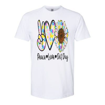 Peace Love International Dot Day Happy Dot Day Colorful Softstyle CVC T-Shirt