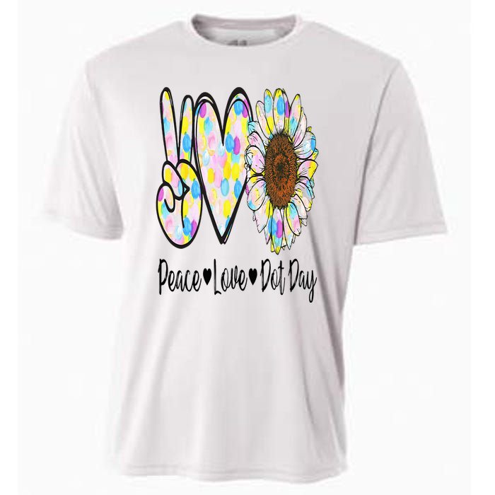 Peace Love International Dot Day Happy Dot Day Colorful Cooling Performance Crew T-Shirt