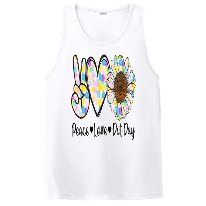 Peace Love International Dot Day Happy Dot Day Colorful PosiCharge Competitor Tank