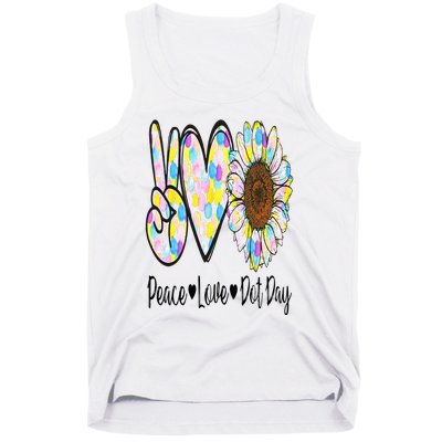 Peace Love International Dot Day Happy Dot Day Colorful Tank Top