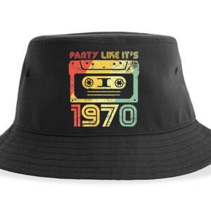 Party Like Its 1970 Retro 70s Party Outfit Costume Sustainable Bucket Hat