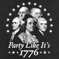 Party Like Its 1776 4th Of July Founding Fathers USA America Adult Drive Performance Visor
