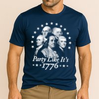 Party Like Its 1776 4th Of July Founding Fathers USA America Cooling Performance Crew T-Shirt