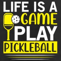 Pickleball Life Is A Game Play Pickleball Funny Pickleball Gift Adult Drive Performance Visor