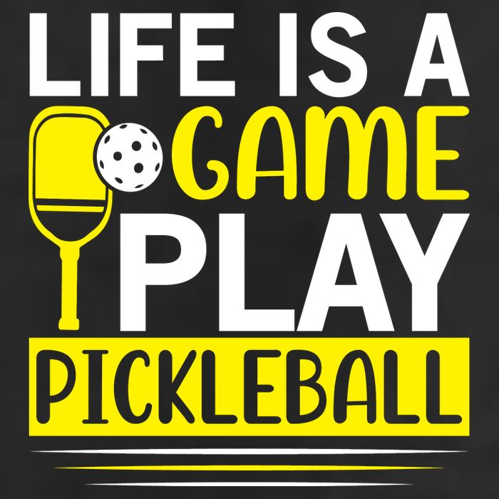 Pickleball Life Is A Game Play Pickleball Funny Pickleball Gift Adult Drive Performance Visor