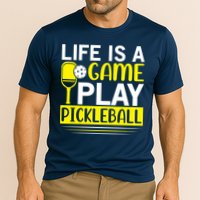 Pickleball Life Is A Game Play Pickleball Funny Pickleball Gift Cooling Performance Crew T-Shirt