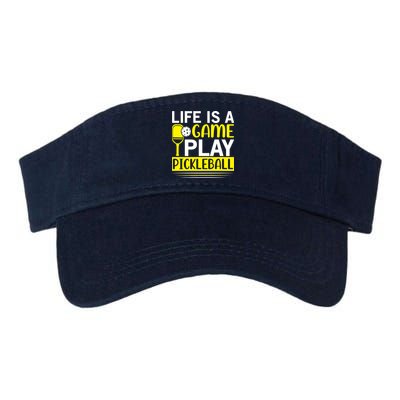 Pickleball Life Is A Game Play Pickleball Funny Pickleball Gift Visor