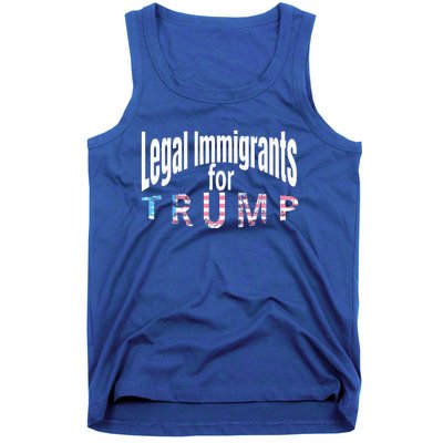 Patriotic Legal Immigrant Support Trump 2024 Tank Top