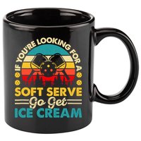 Pickleball Lover If You Want Soft Serve Go Get Ice Cream 11oz C Handle Ceramic Mug
