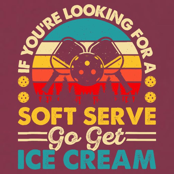 Pickleball Lover If You Want Soft Serve Go Get Ice Cream 16oz Travel Tumbler