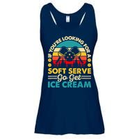 Pickleball Lover If You Want Soft Serve Go Get Ice Cream Ladies Essential Flowy Tank