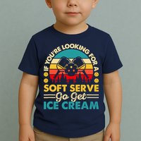 Pickleball Lover If You Want Soft Serve Go Get Ice Cream Toddler T-Shirt