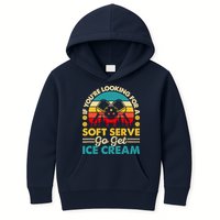 Pickleball Lover If You Want Soft Serve Go Get Ice Cream Kids Hoodie