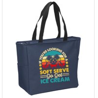 Pickleball Lover If You Want Soft Serve Go Get Ice Cream Zip Tote Bag