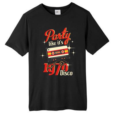 Party Like Its 1970 Disco 1970s Funky Party 70s Groove Tall Fusion ChromaSoft Performance T-Shirt