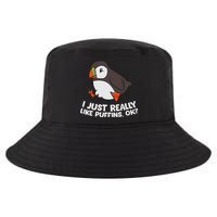 Puffin Lover I Just Really Like Puffins Ok Cool Comfort Performance Bucket Hat