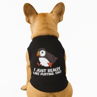 Puffin Lover I Just Really Like Puffins Ok Doggie Tank