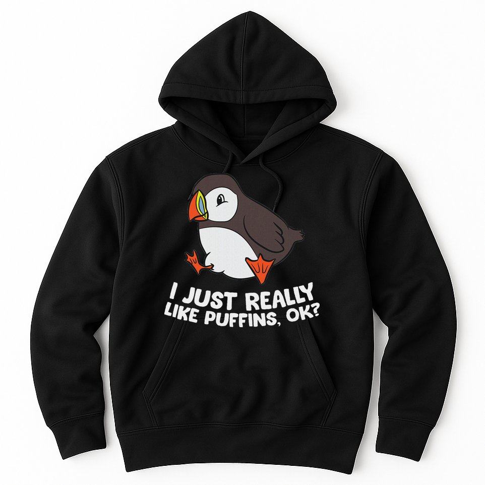 Puffin Lover I Just Really Like Puffins Ok Hoodie