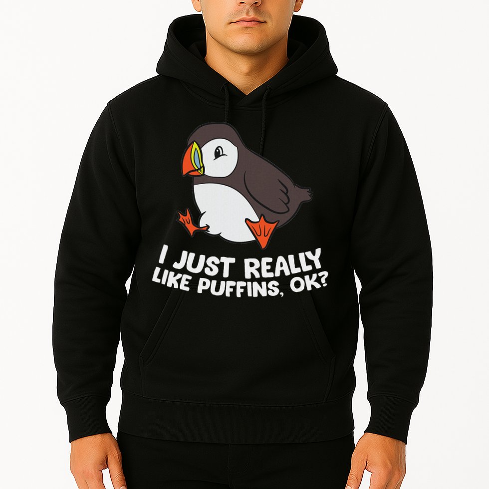 Puffin Lover I Just Really Like Puffins Ok Hoodie