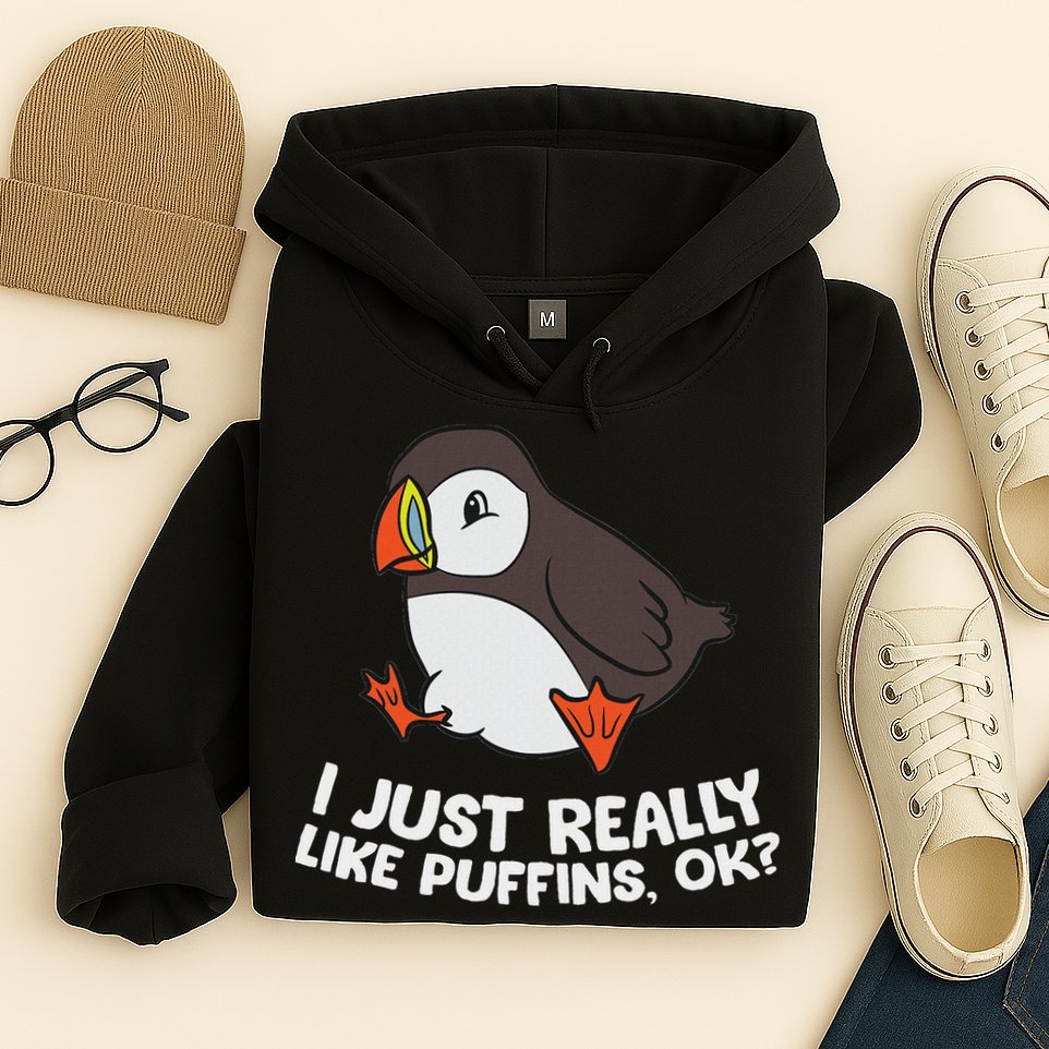 Puffin Lover I Just Really Like Puffins Ok Hoodie