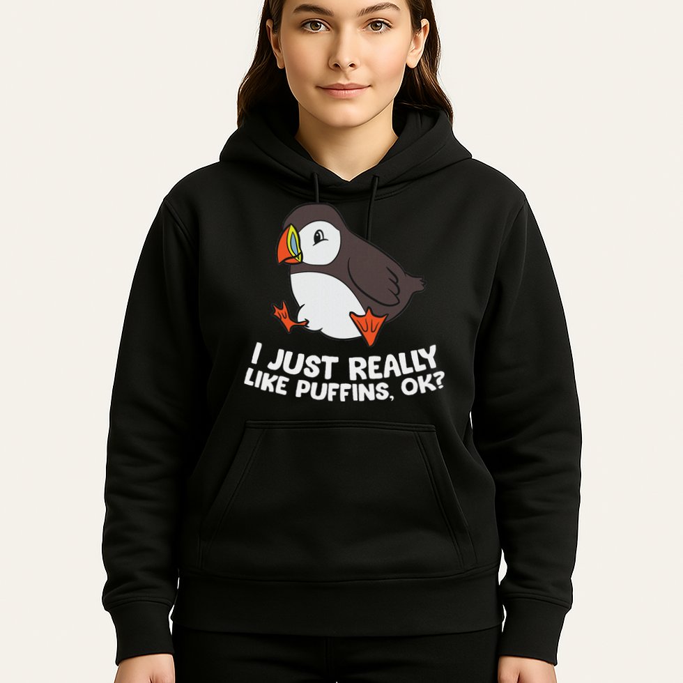 Puffin Lover I Just Really Like Puffins Ok Hoodie