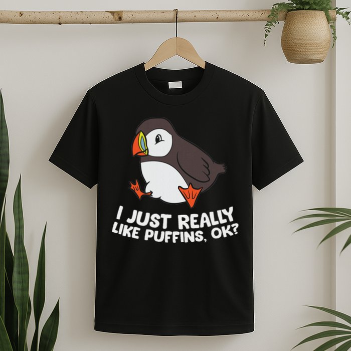 Puffin Lover I Just Really Like Puffins Ok T-Shirt
