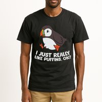 Puffin Lover I Just Really Like Puffins Ok Tall T-Shirt