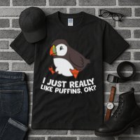 Puffin Lover I Just Really Like Puffins Ok Tall T-Shirt