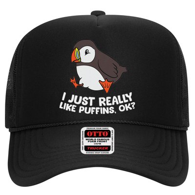 Puffin Lover I Just Really Like Puffins Ok Hat