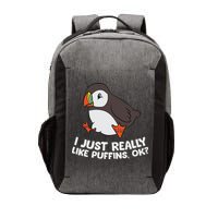 Puffin Lover I Just Really Like Puffins Ok Vector Backpack
