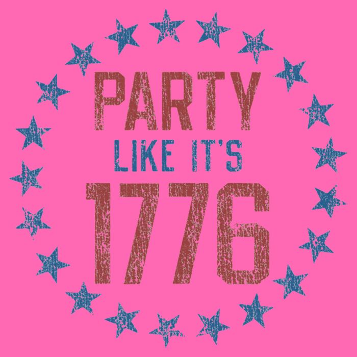 Party Like ItS 1776 Stripe Pom Pom Beanie