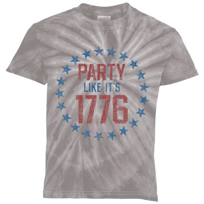 Party Like ItS 1776 Kids Tie-Dye T-Shirt