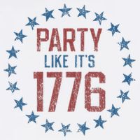 Party Like ItS 1776 Flat Bill Trucker Hat