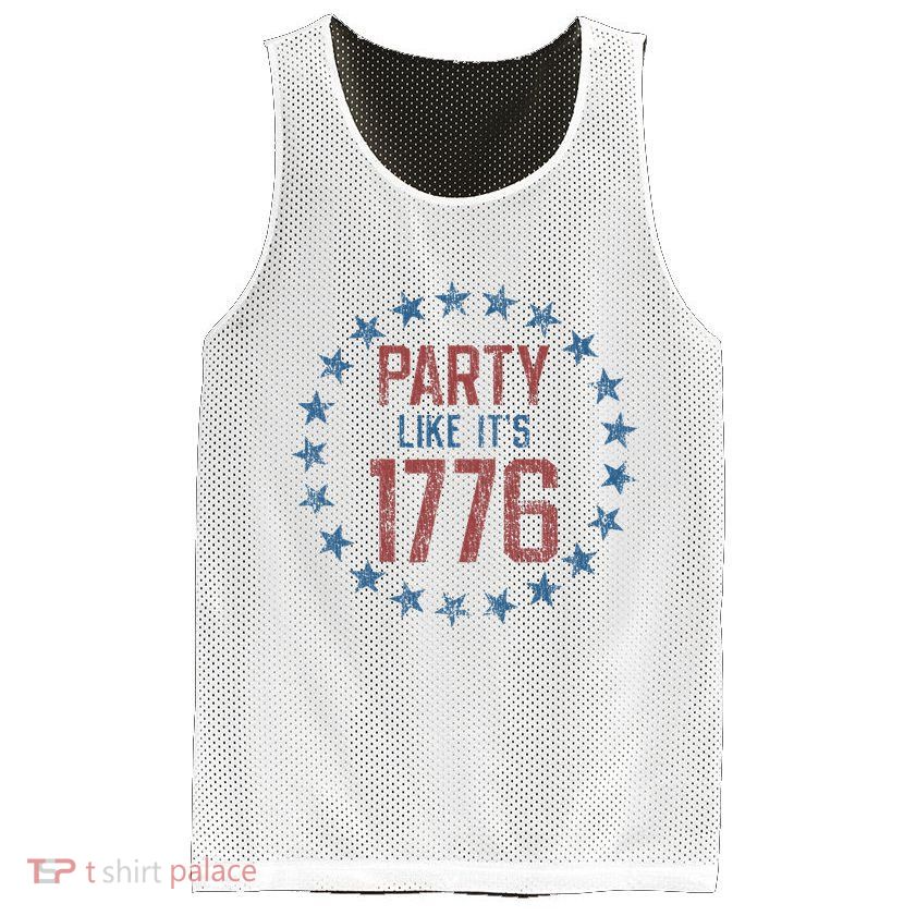Party Like ItS 1776 Mesh Reversible Basketball Jersey Tank
