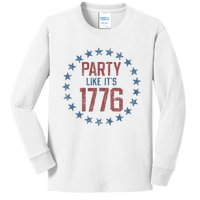 Party Like ItS 1776 Kids Long Sleeve Shirt