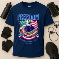 Party Like Its 1776 Patriotic Eagle Cooling Performance Crew T-Shirt