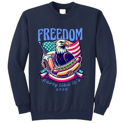 Party Like Its 1776 Patriotic Eagle Sweatshirt