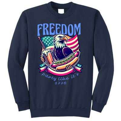 Party Like Its 1776 Patriotic Eagle Sweatshirt