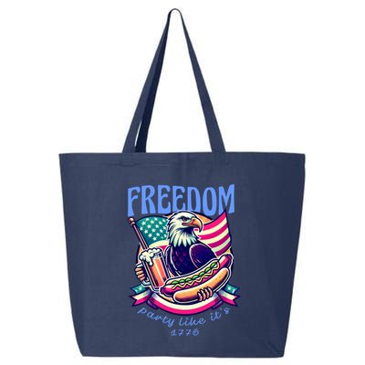 Party Like Its 1776 Patriotic Eagle 25L Jumbo Tote