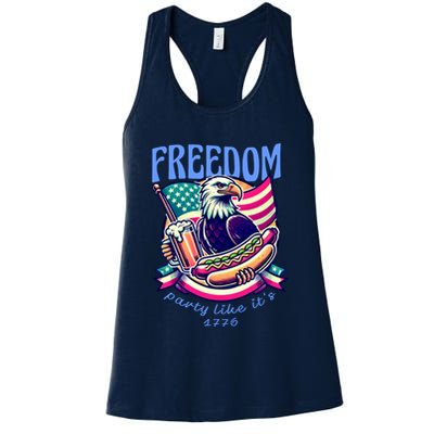 Party Like Its 1776 Patriotic Eagle Womens Tank Top